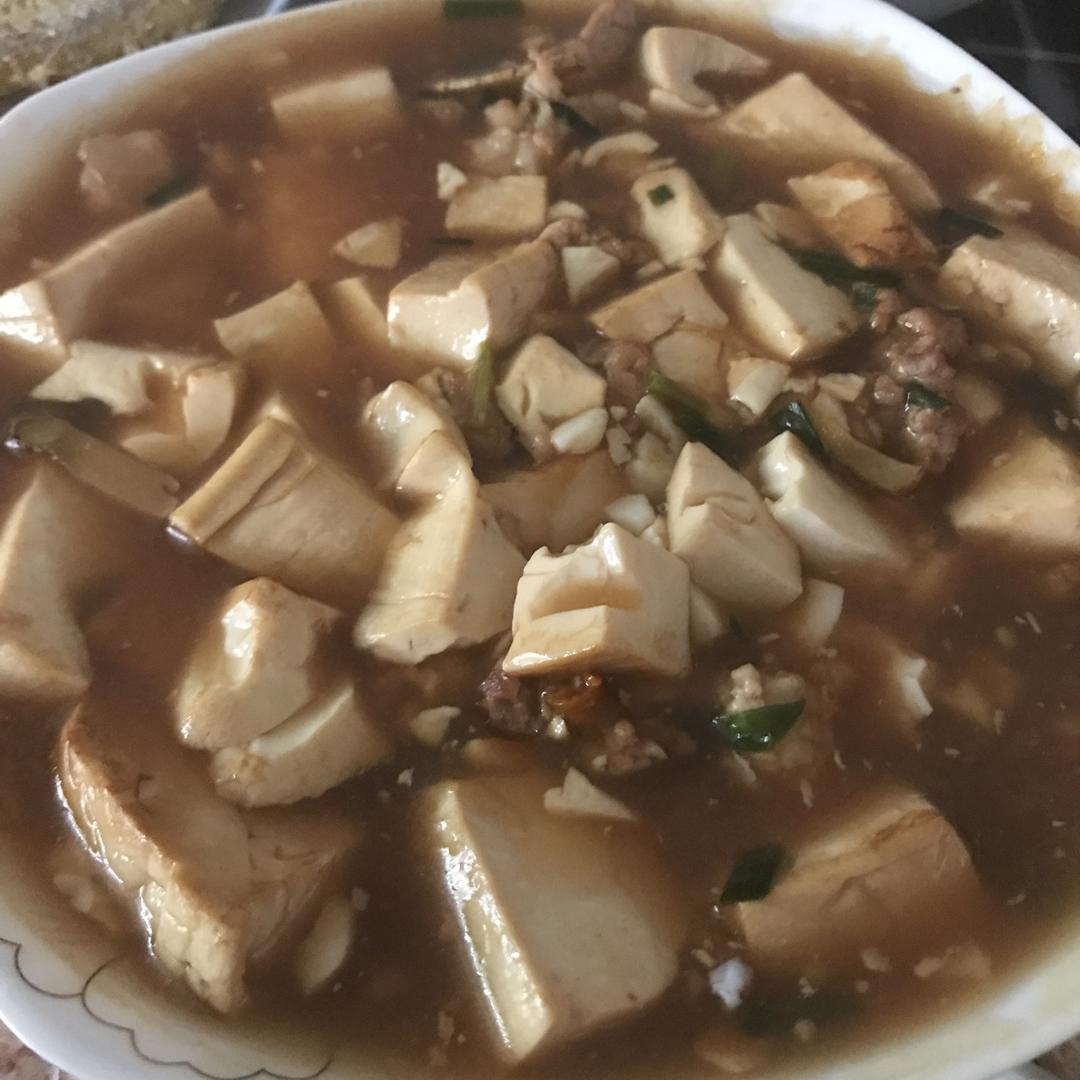 家常红烧肉末豆腐