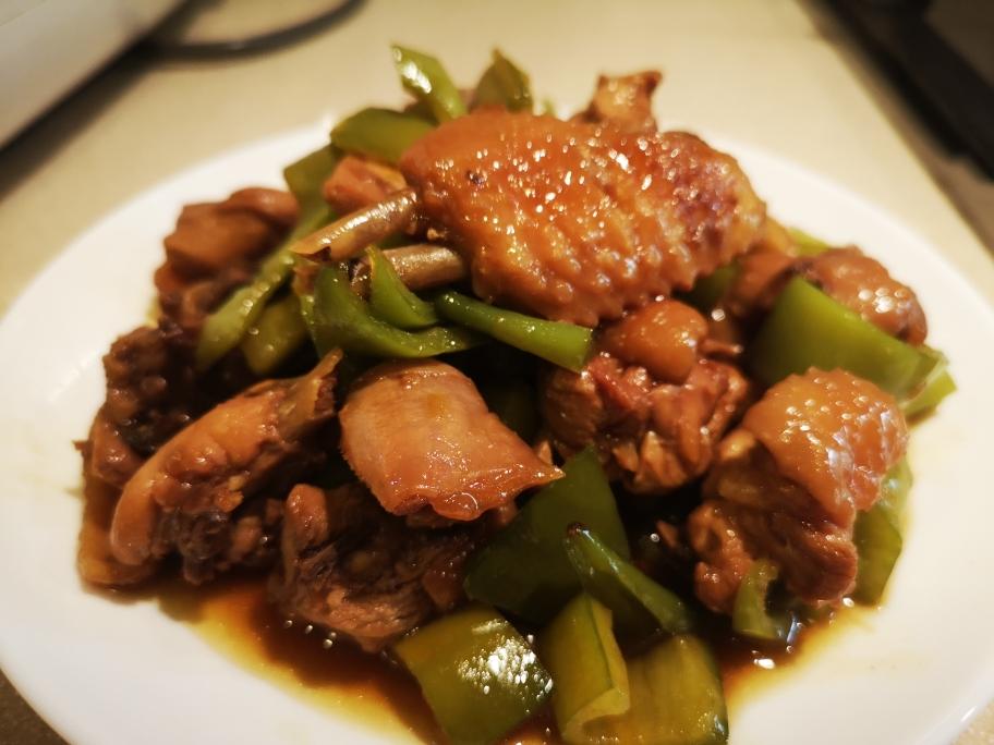 青椒炒鸡 只有鸡香没有鸡骚