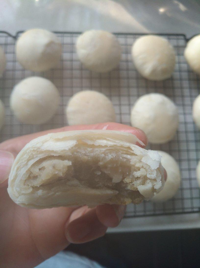 酥皮绿豆饼   酥得掉渣渣