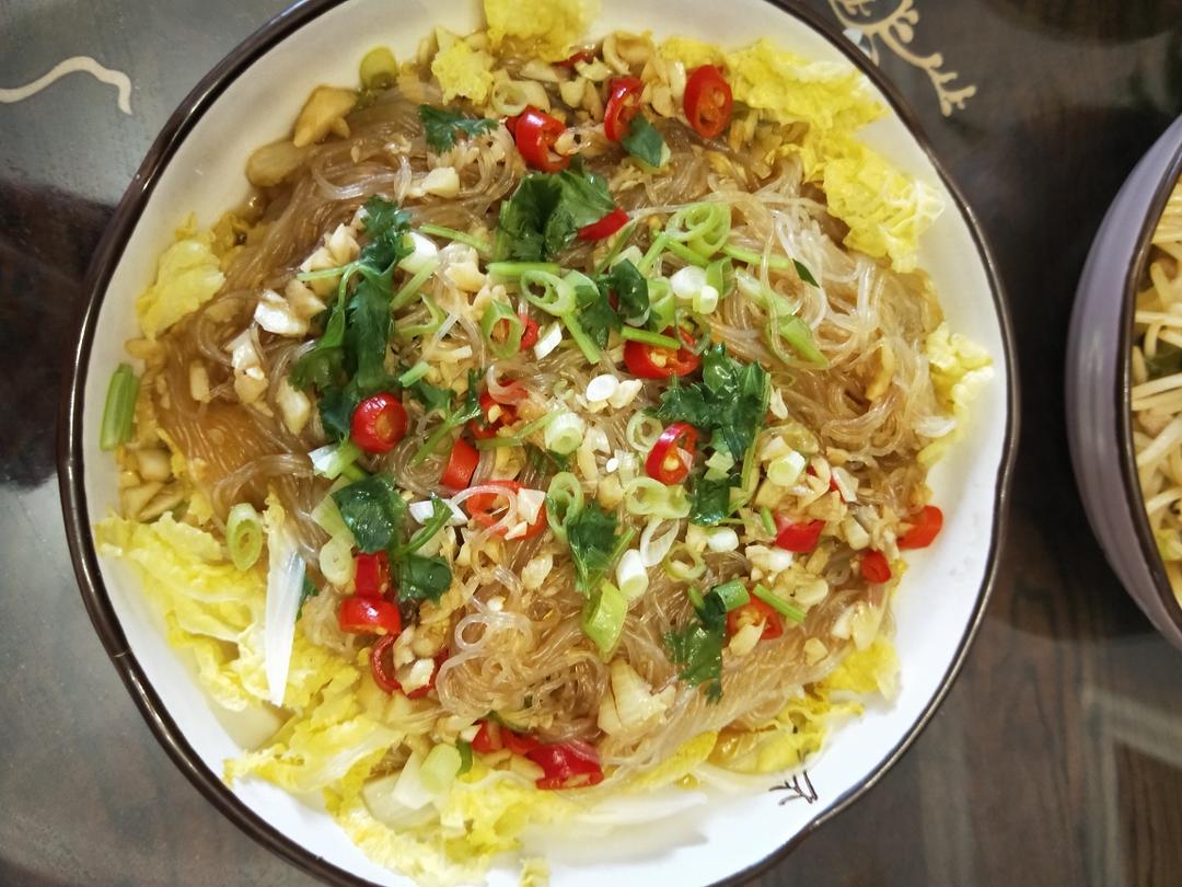 娃娃菜蒸粉的做法