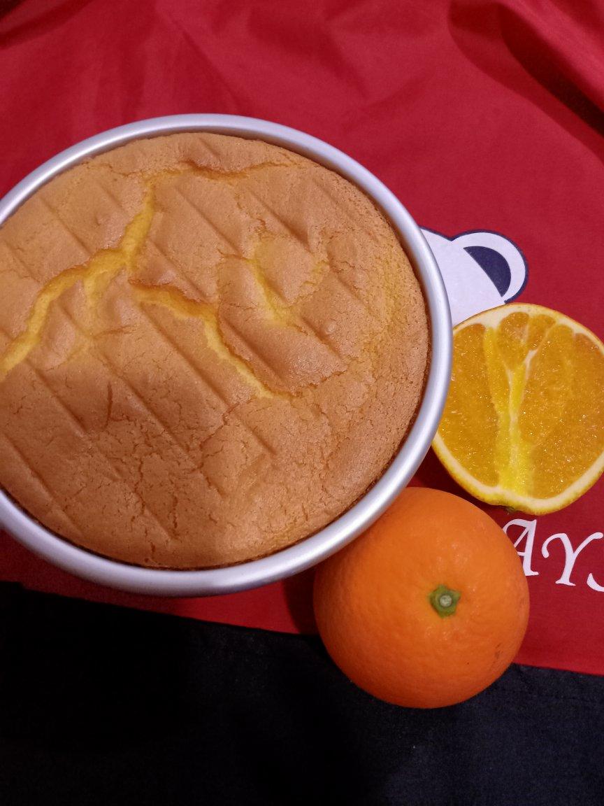 香橙味戚风蛋糕