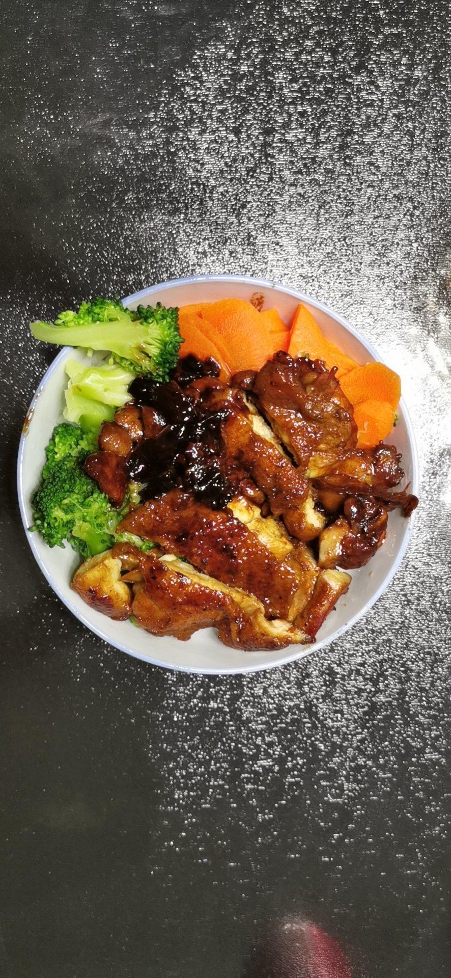 照烧鸡腿饭