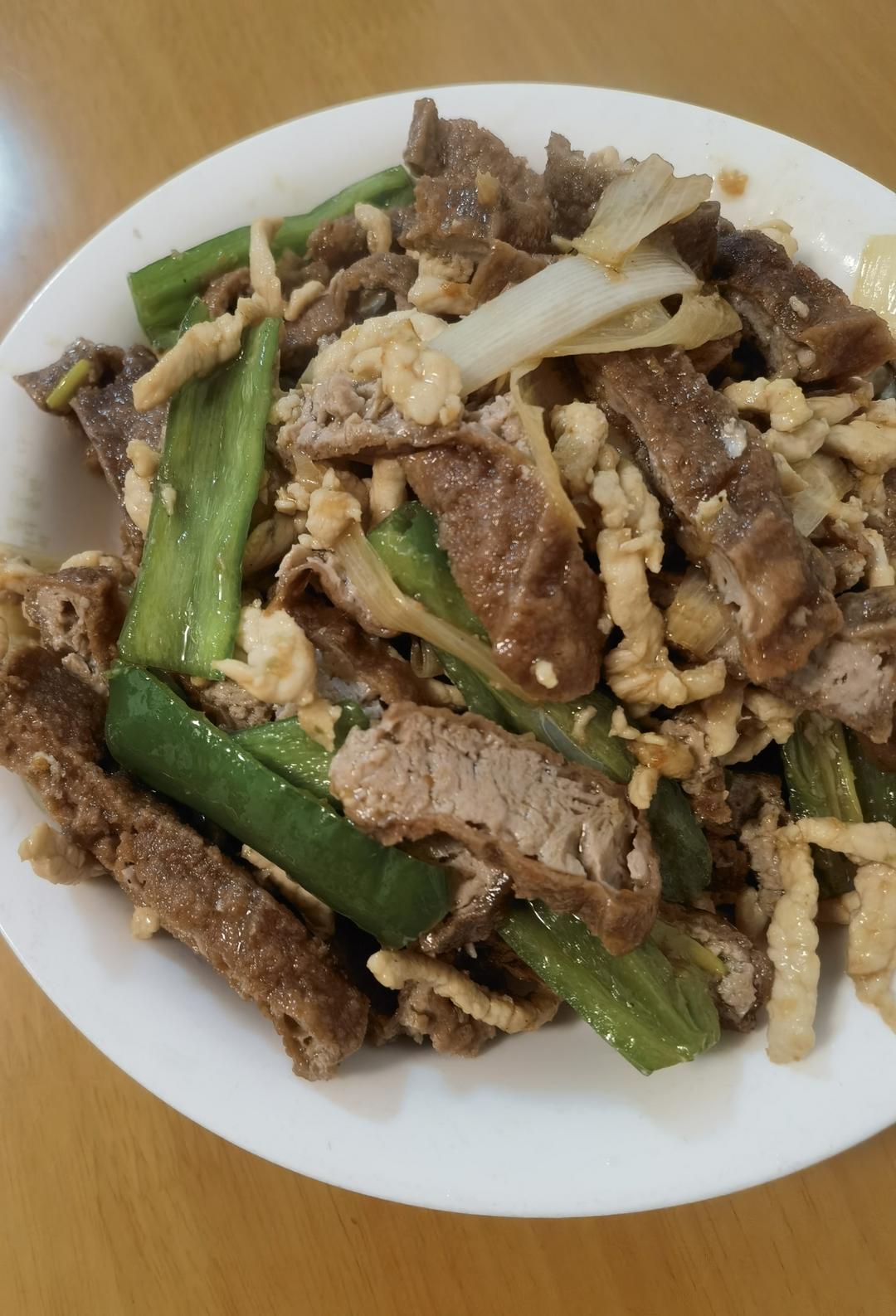 豆干炒肉丝