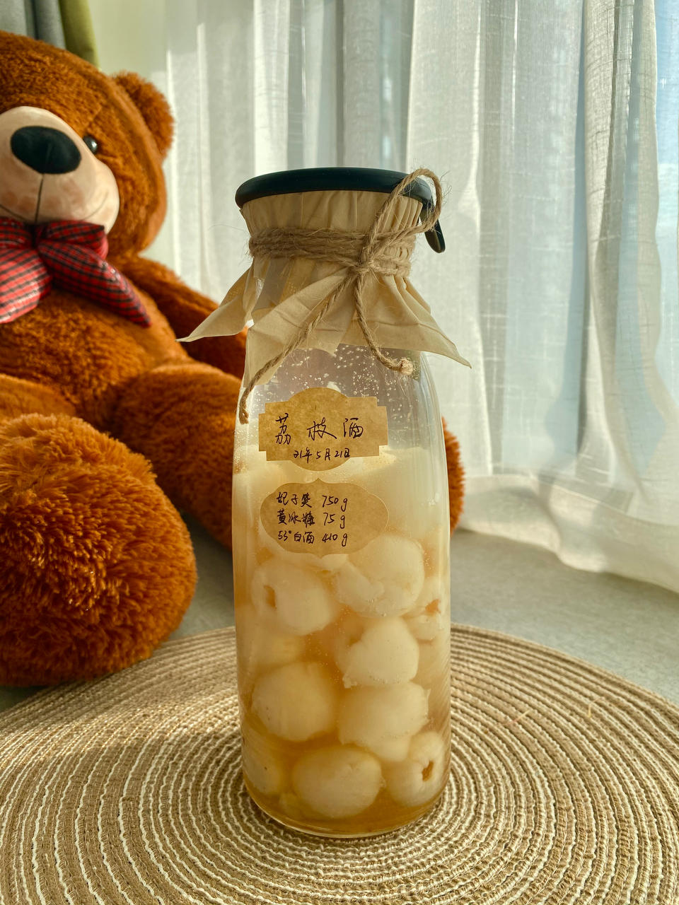 荔枝泡酒，留住时间的果香味
