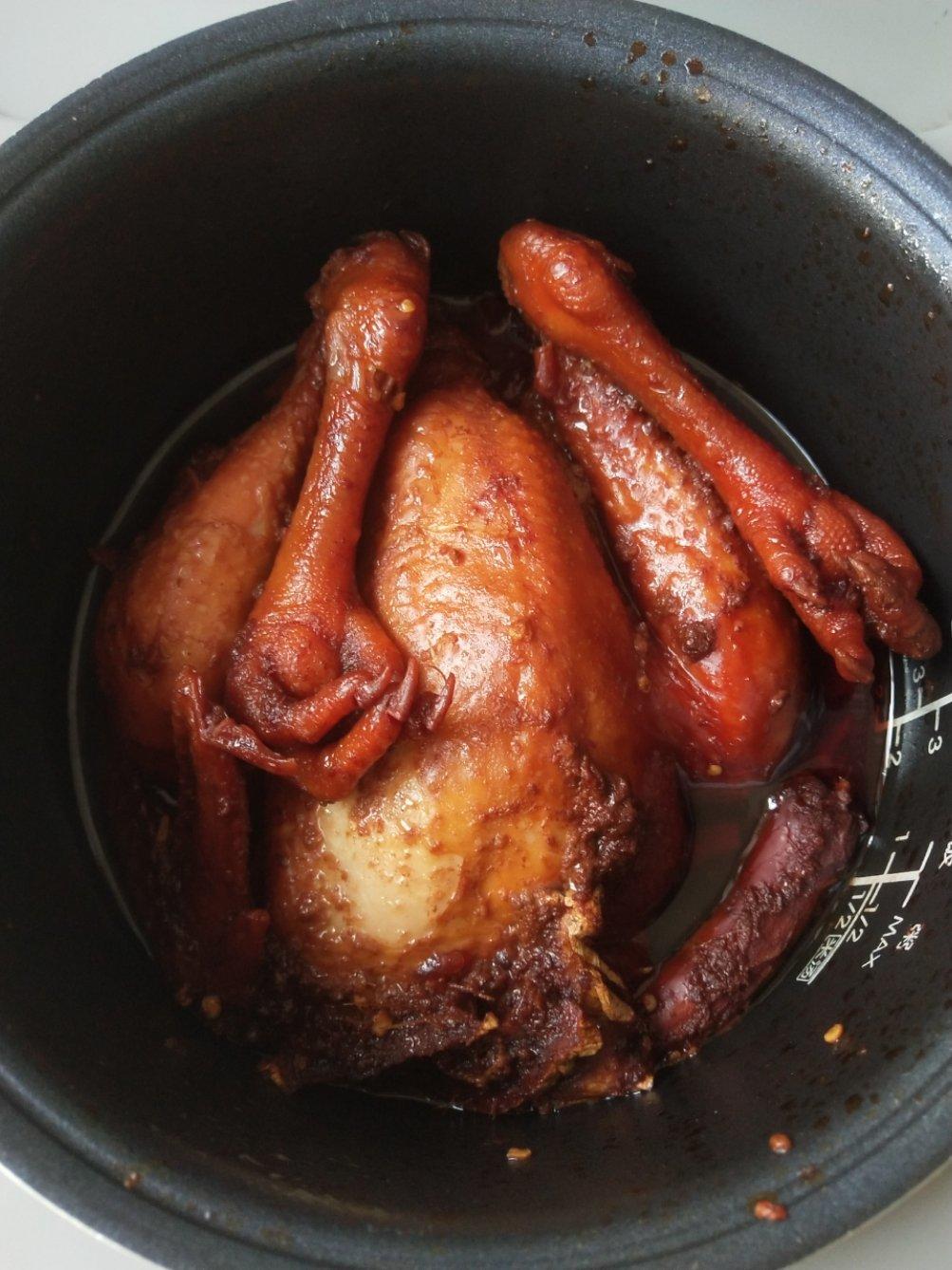 学做菜就不用吃泡面了做的美味电饭煲烤鸡