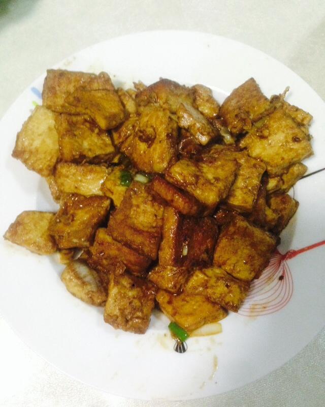 美味蚝油嫩豆腐