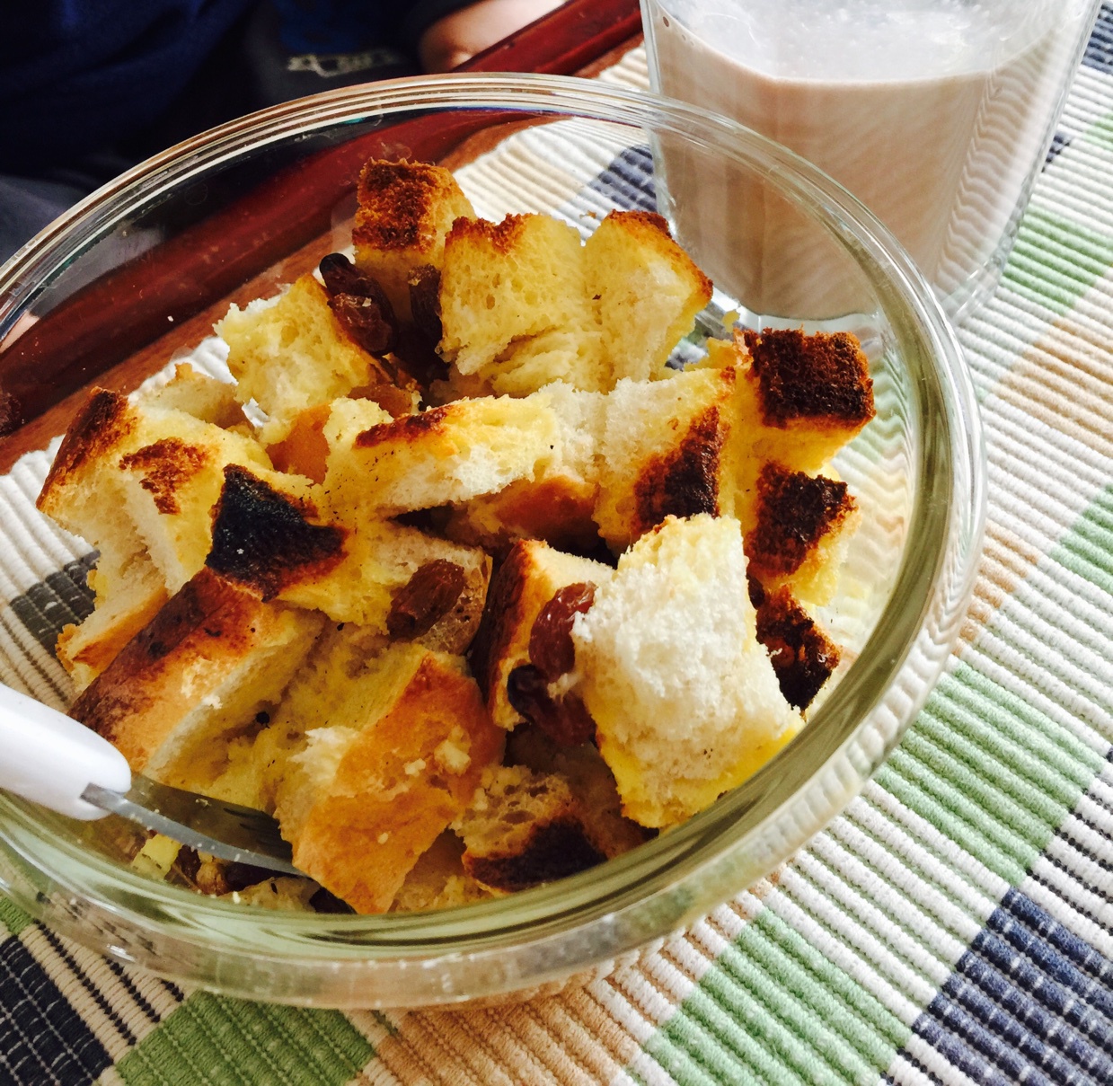 牛奶吐司鸡蛋布丁（失败吐司的归处）