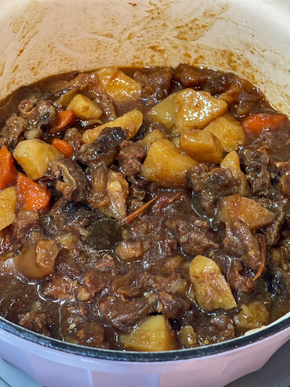柱侯腐竹牛腩萝卜煲【2月北鼎珐琅锅食谱】