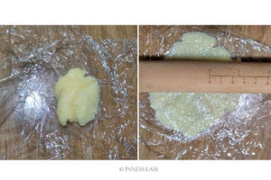 放冰箱几天也软软糯糯的奶香【冰皮月饼】(无需澄粉)的做法 步骤4
