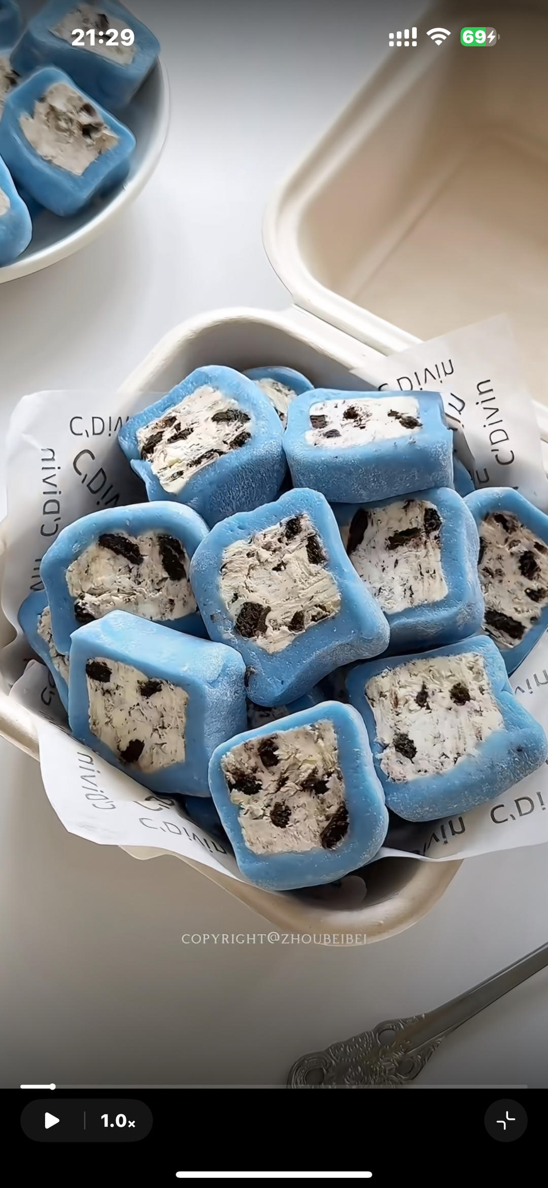 烘焙｜奶酪小方