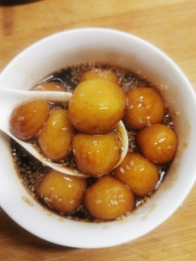 红糖糯米小圆子