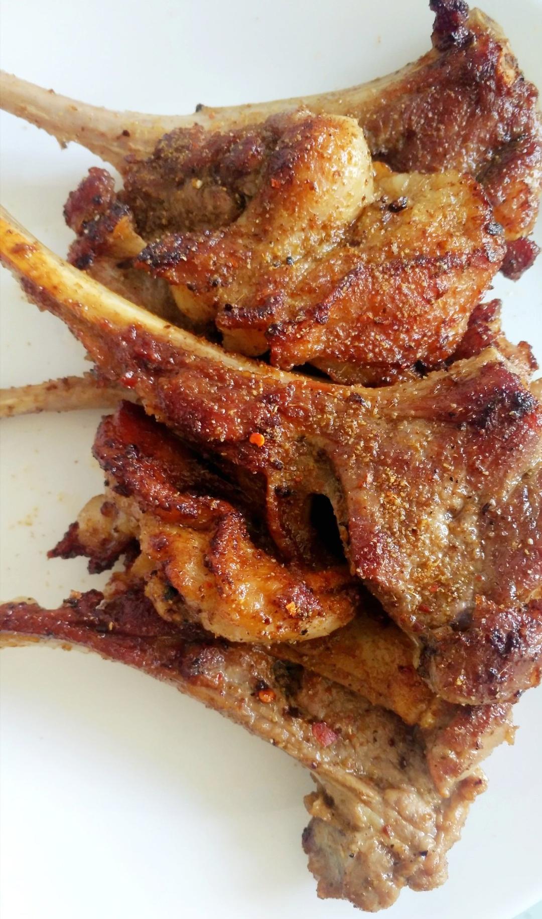 五分钟快手孜然香煎羊排