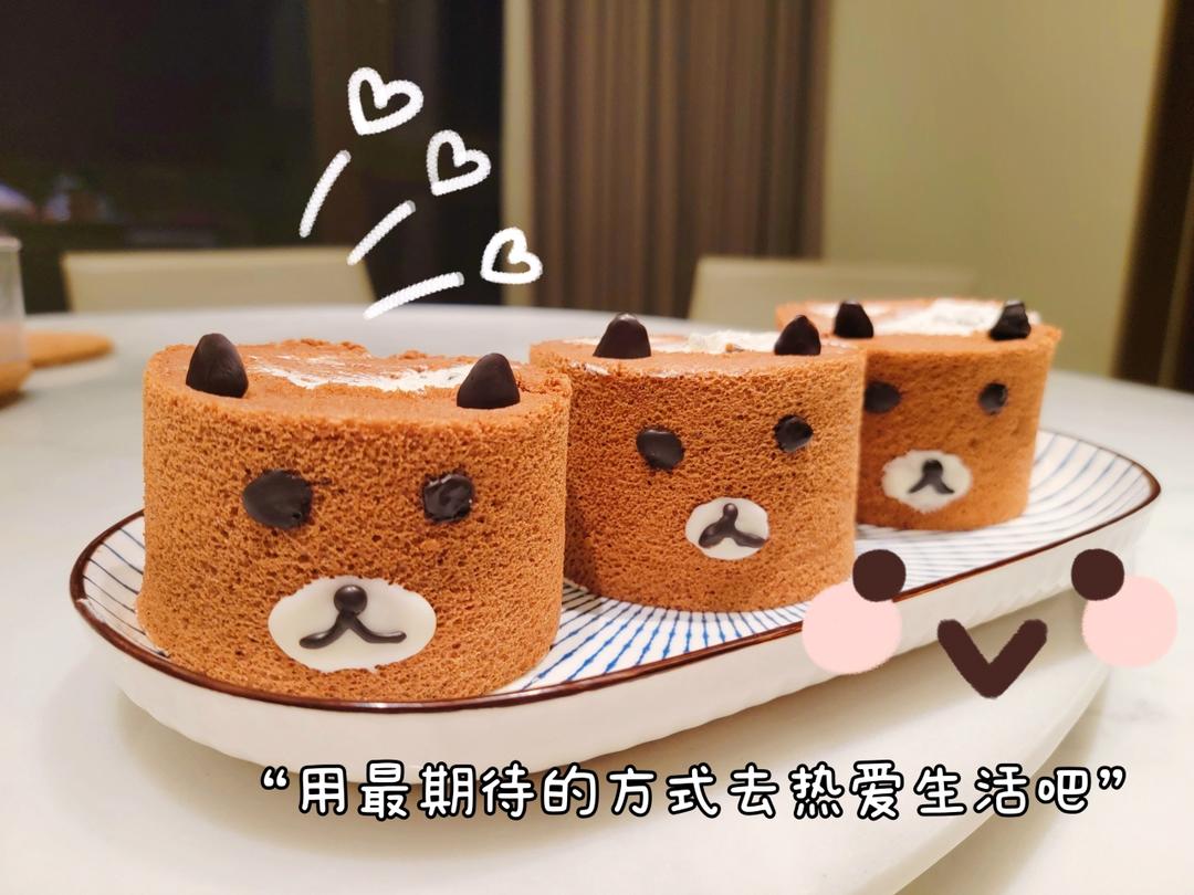 可可蛋糕卷🍰巧克力香缇奶油夹心