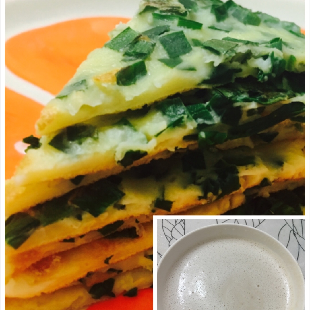 韭菜鸡蛋饼