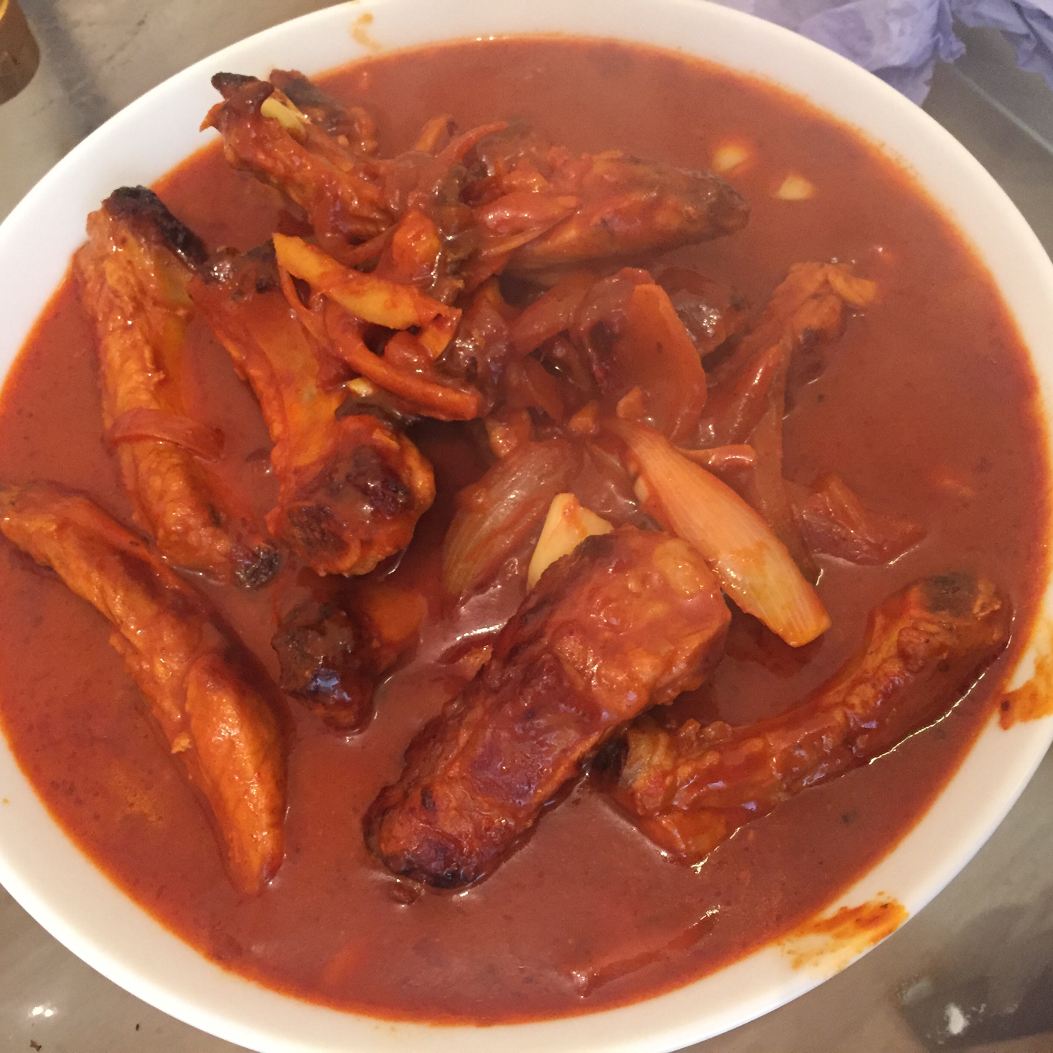 韩式辣酱烧排骨