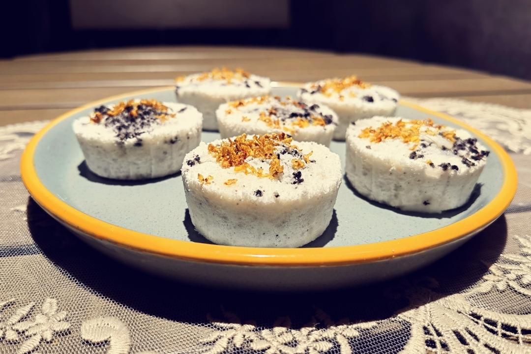 中式传统小方糕 松糕 米糕 蒸糕