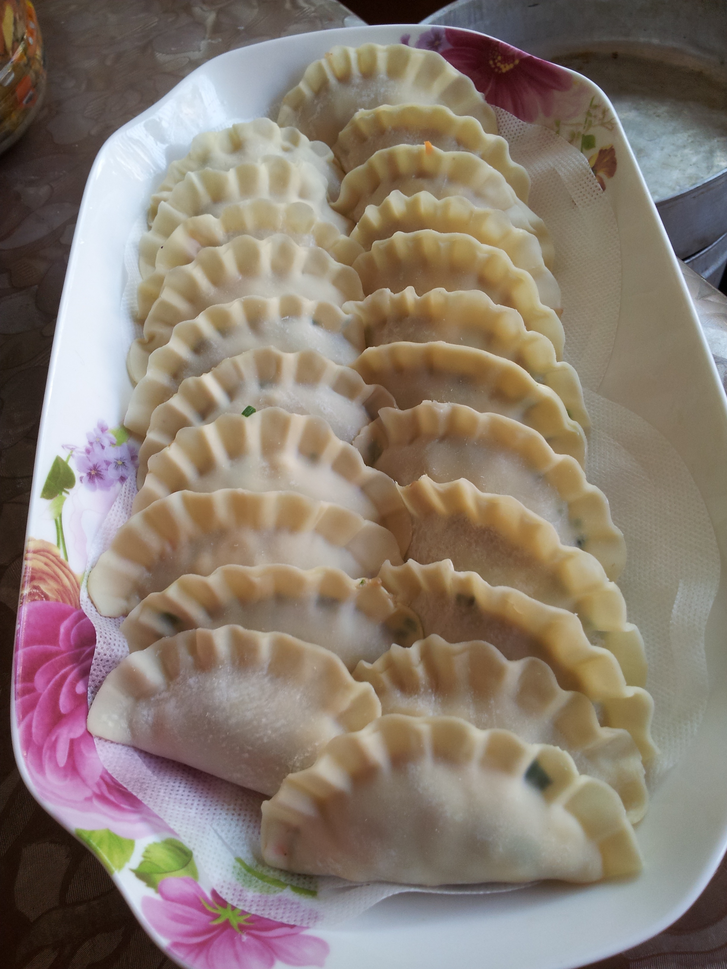 韭菜鲜肉馅饺子