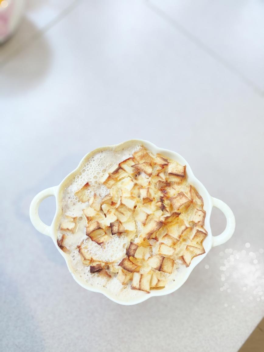 空气炸锅苹果燕麦蛋糕