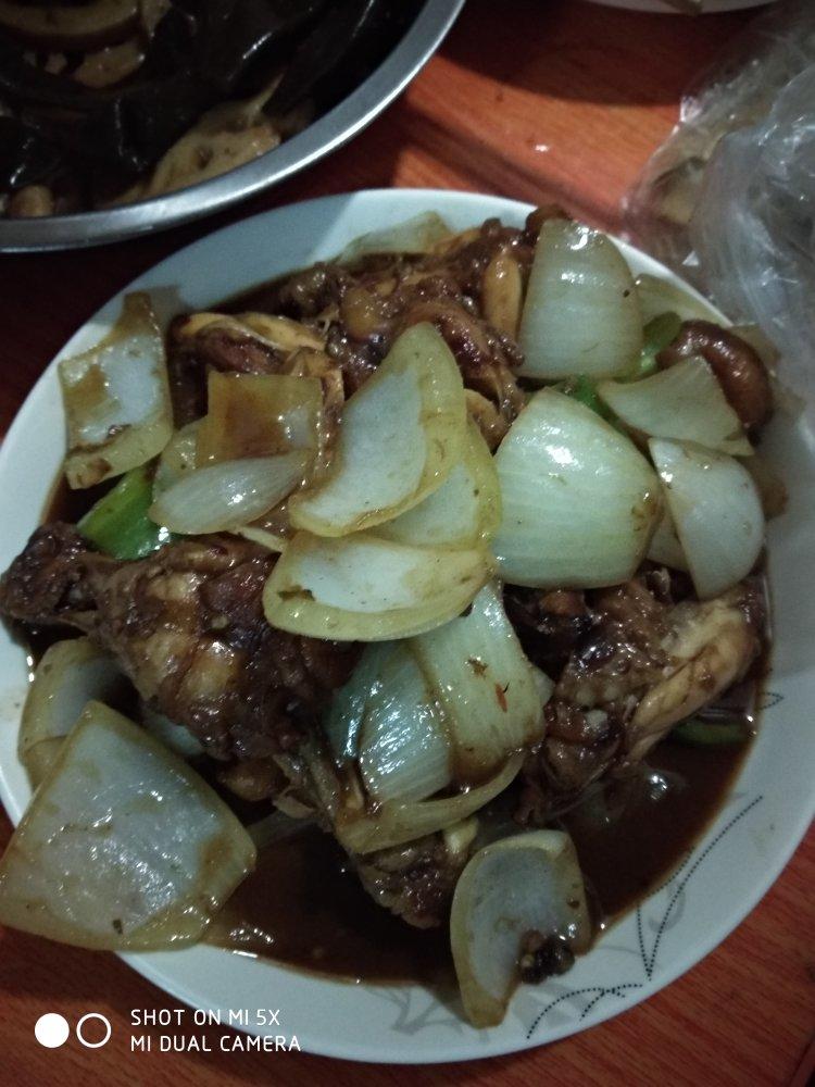 爽口年菜系列之可乐鸡翅炒年糕