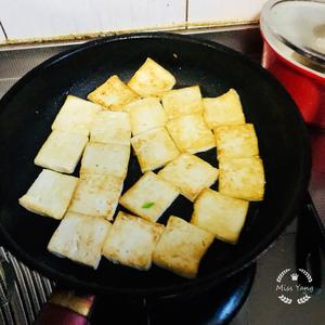 小白菜煎豆腐的做法 步骤1