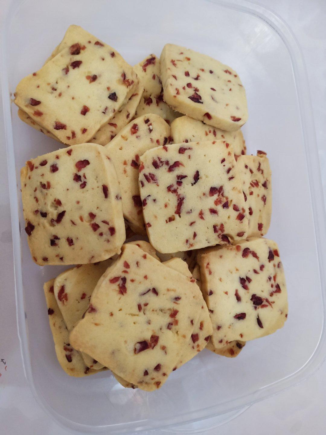 低糖少油版蔓越莓饼干