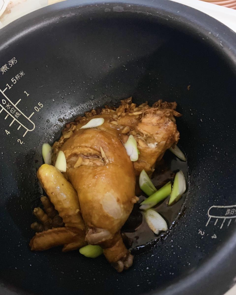 简单快手懒人版电饭锅沙姜鸡