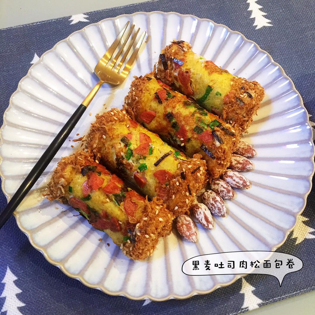 吐司片做肉松面包卷
