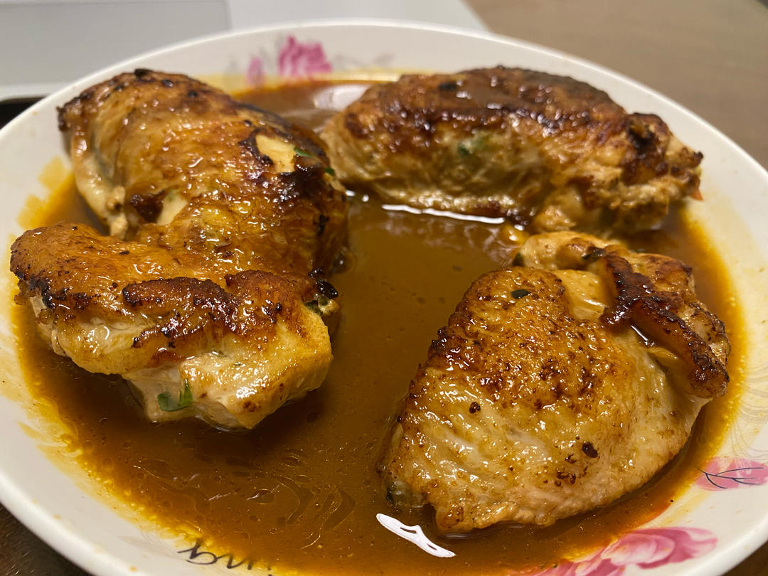 鸡翅饺子（含超级简单脱骨法）