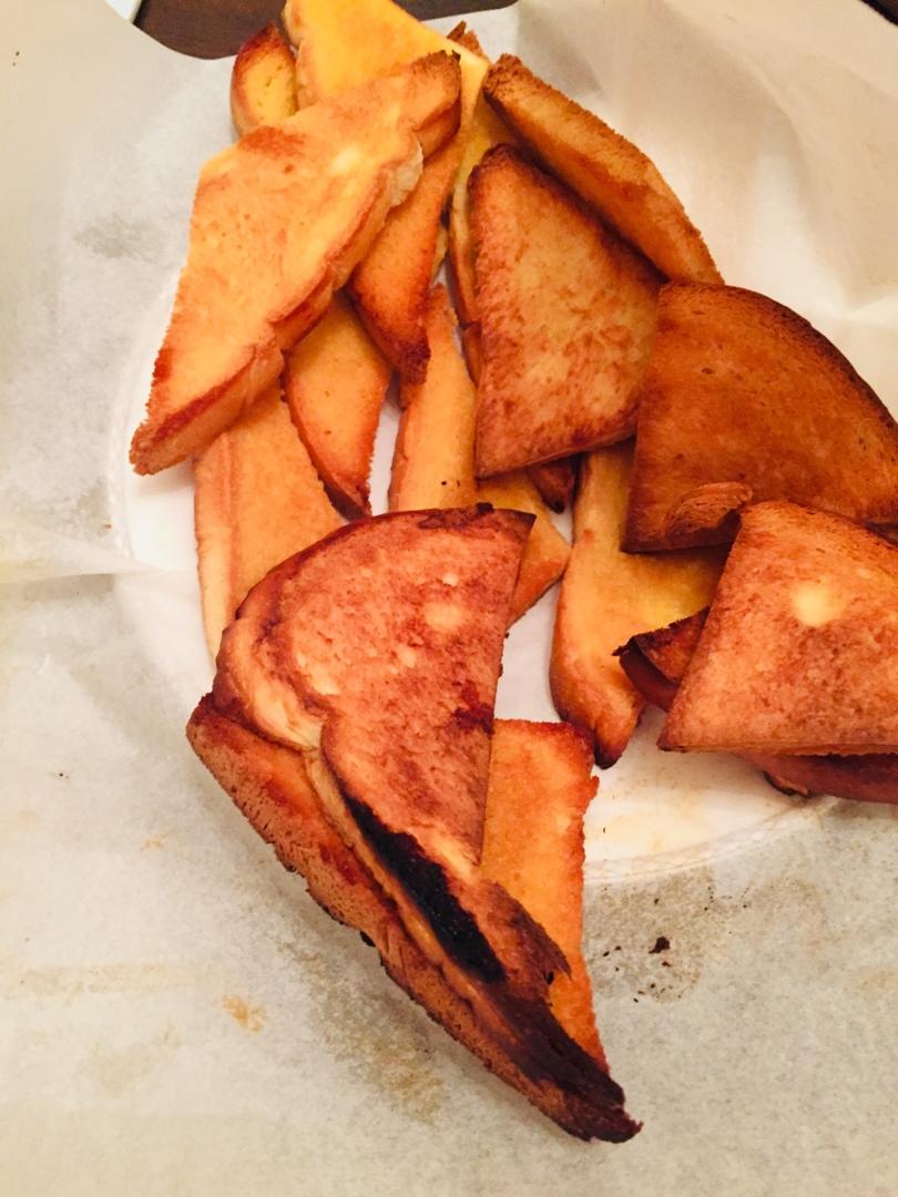 奶香蜂蜜烤吐司片