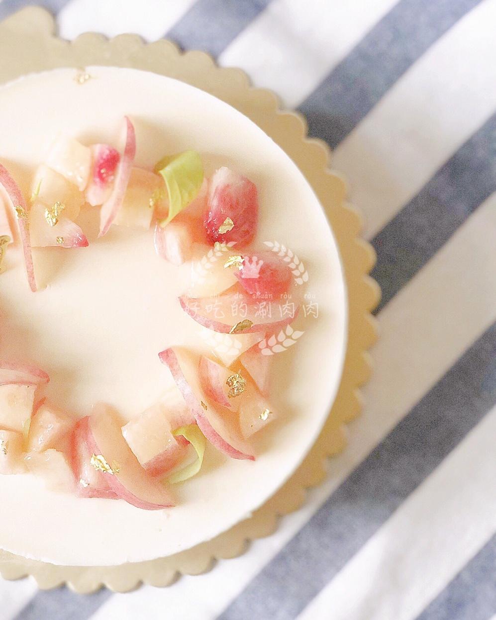 夏恬蜜桃乳酪慕斯蛋糕（6寸）