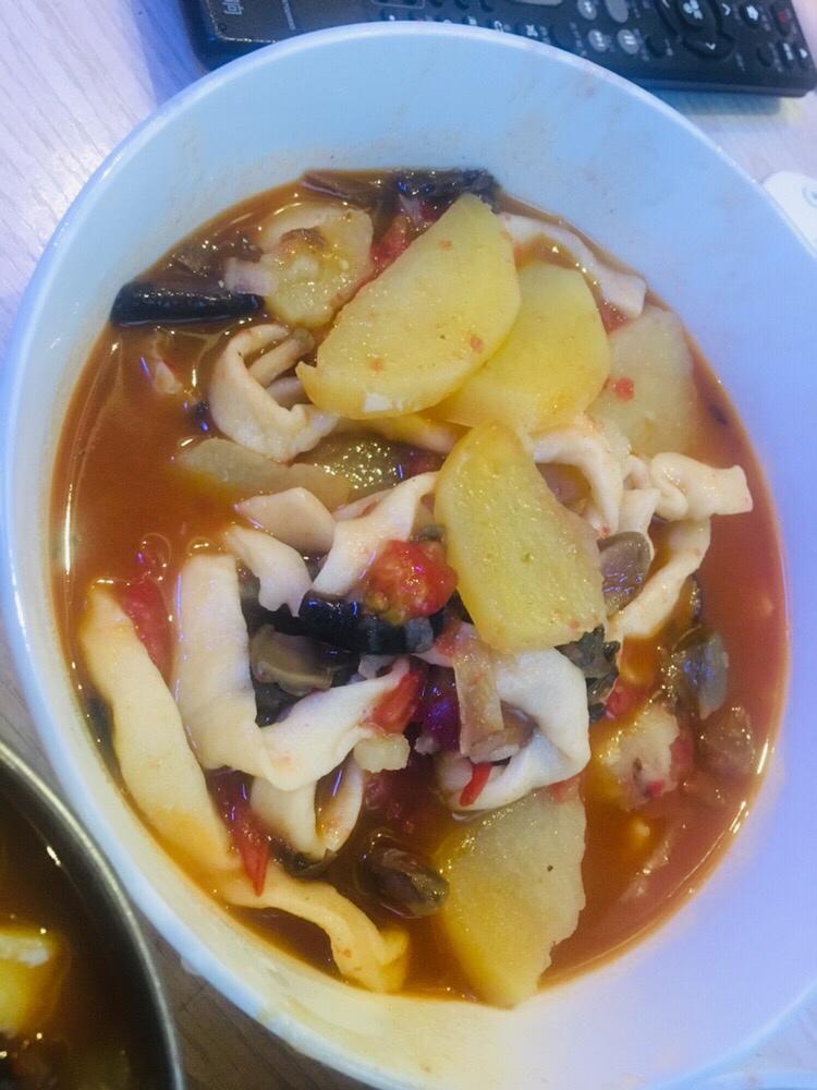 幸福老咸菜番茄面块