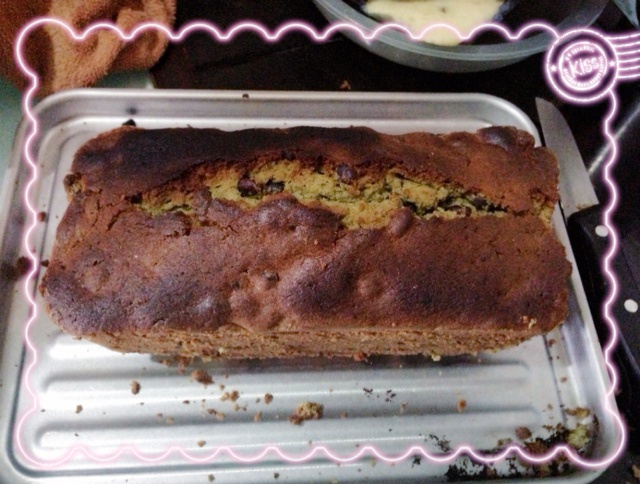 抹茶红豆磅蛋糕