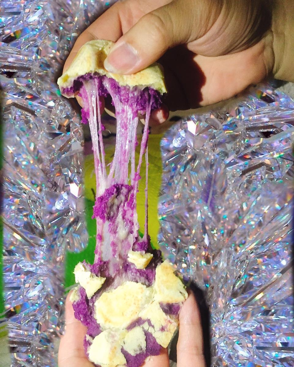 【爆浆紫薯仙豆糕】