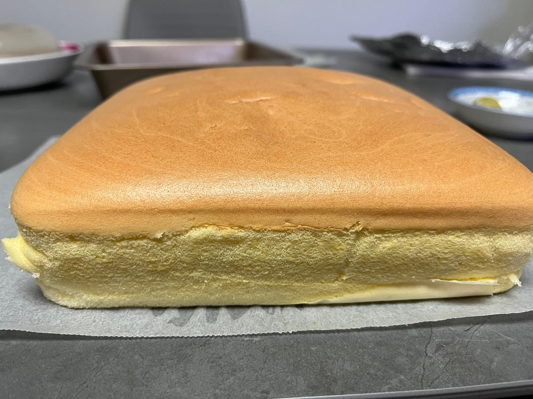 8寸圆形模具的古早蛋糕，完美方子！