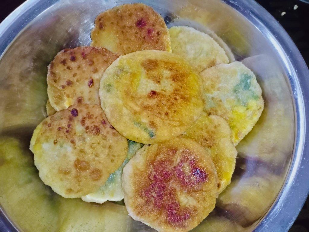 皮薄如纸的韭菜馅饼|免揉面法