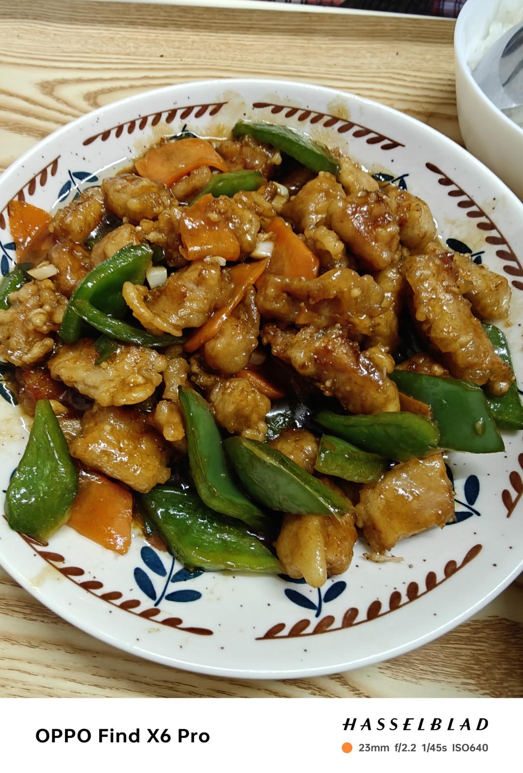 溜肉段-咸香好吃色美！
