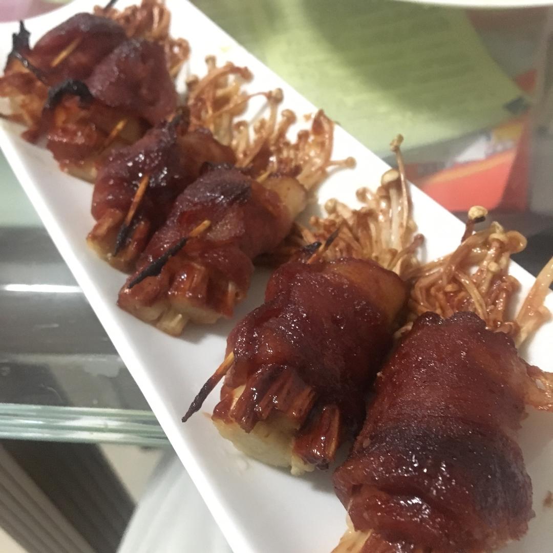 金针菇培根卷