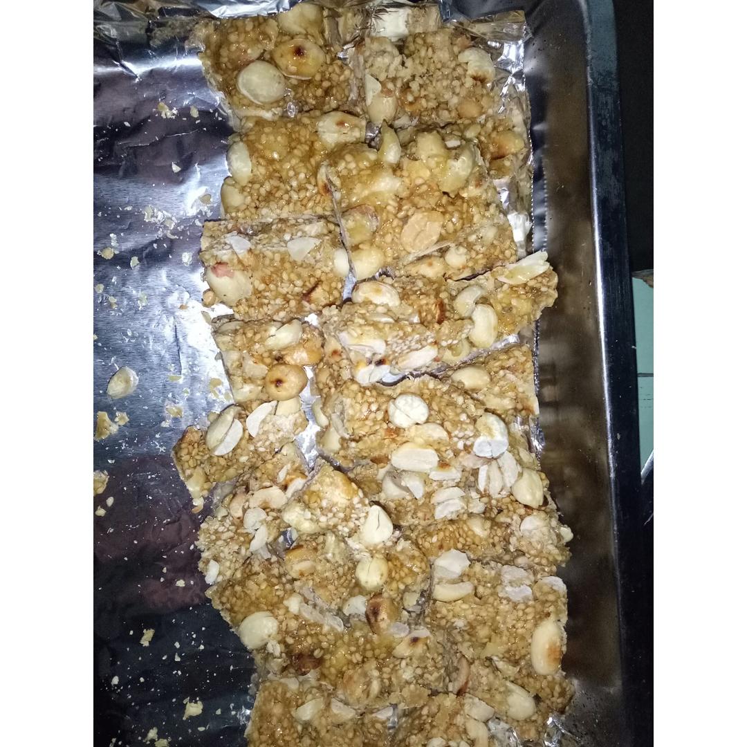 无水无油香脆花生糖