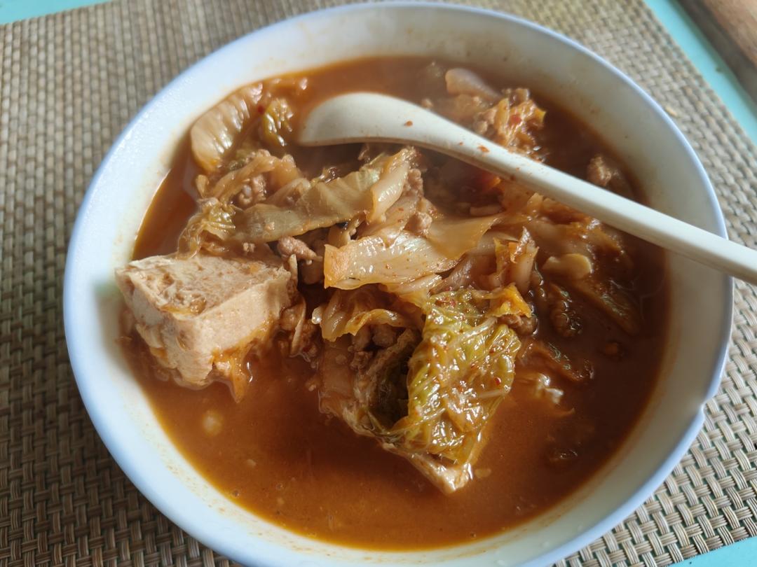 韩国大妈亲授— 韩式泡菜豆腐汤