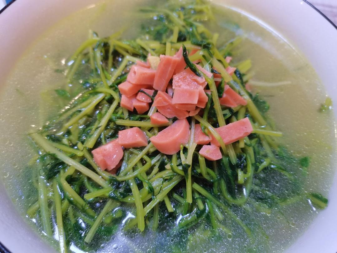 不用高汤或浓汤宝的“上汤豆苗”😄😄😄