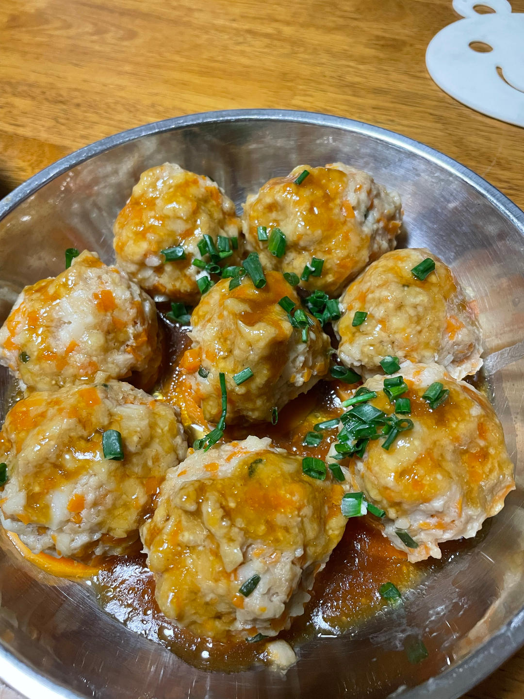 清蒸藕丁肉丸子