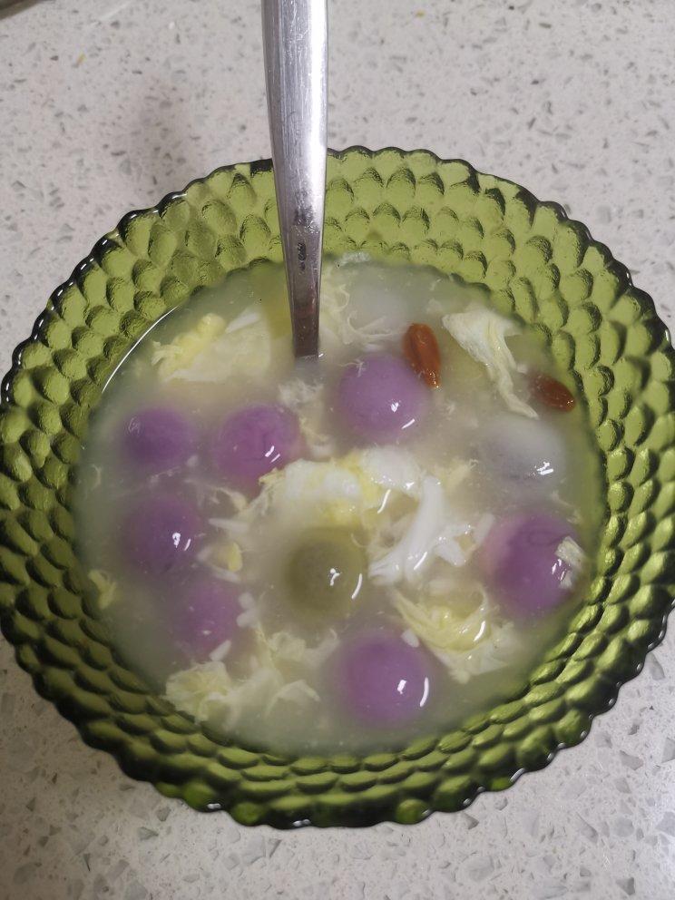 蛋花酒酿圆子