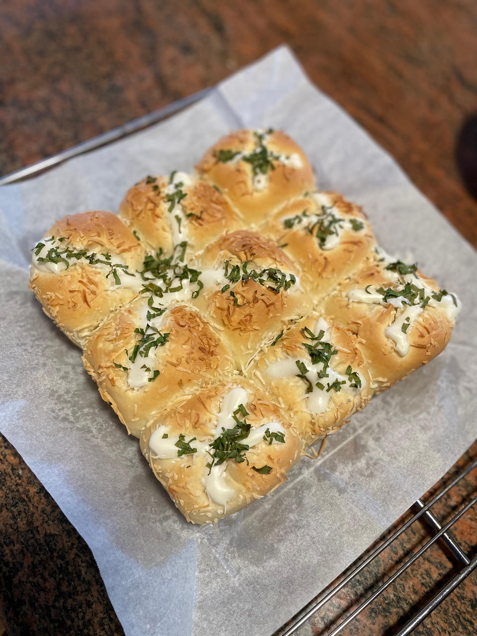 肉松沙拉小方，好看又好吃的方形小吐司！