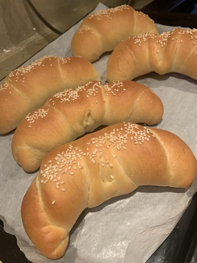 油酥牛角老面包(青岛老字号顺兴面包）