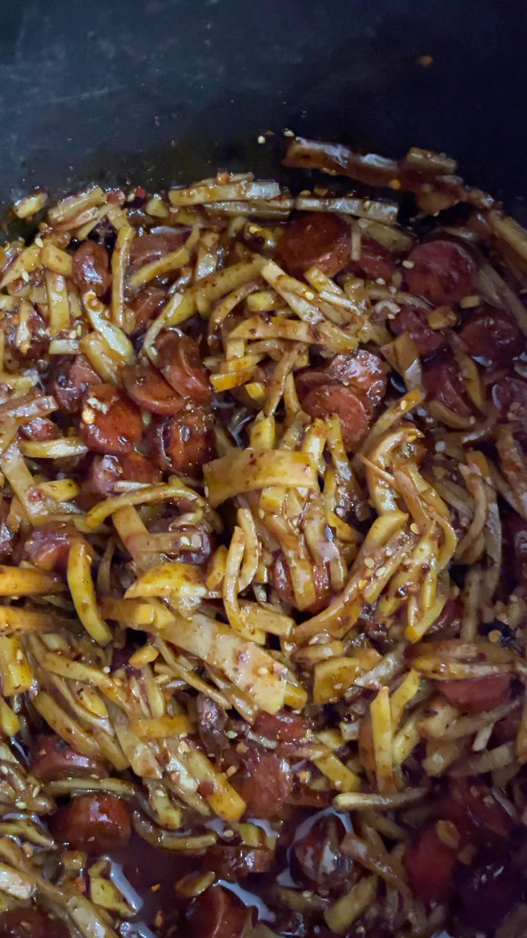 超好吃麻辣土豆丝火腿包子