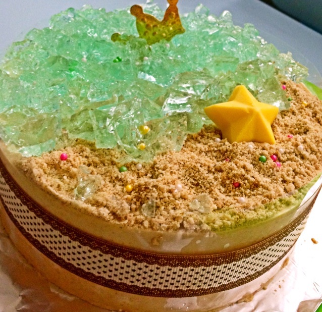 蓝色の海洋酸奶慕斯蛋糕