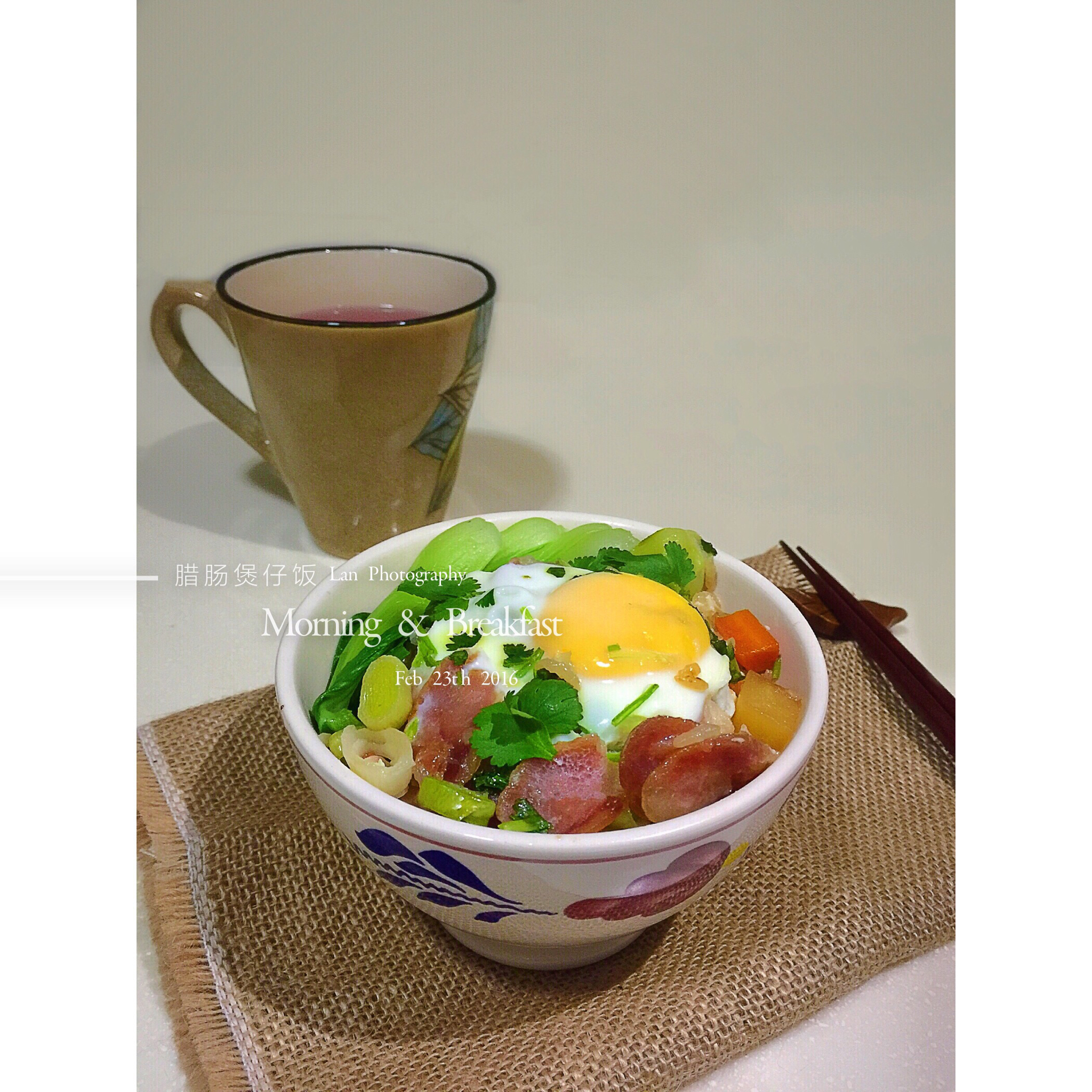 香肠煲仔饭