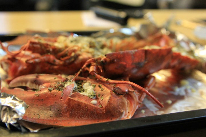 芝士蒜蓉烤龙虾