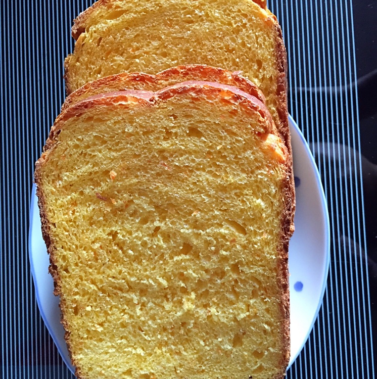 胡萝卜南瓜吐司（松下面包机版）