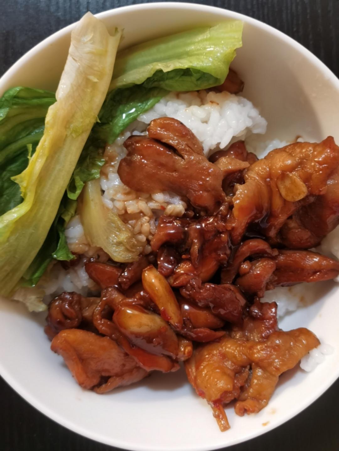 照烧鸡腿饭
